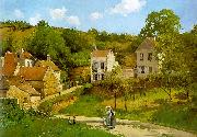Camille Pissaro The Hermitage at Pontoise oil painting